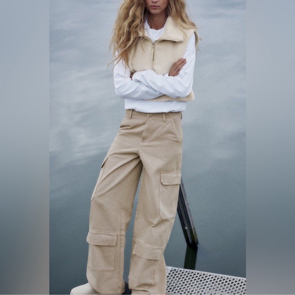 ZARA CARGO TRF PANTS - Picture 2 of 11